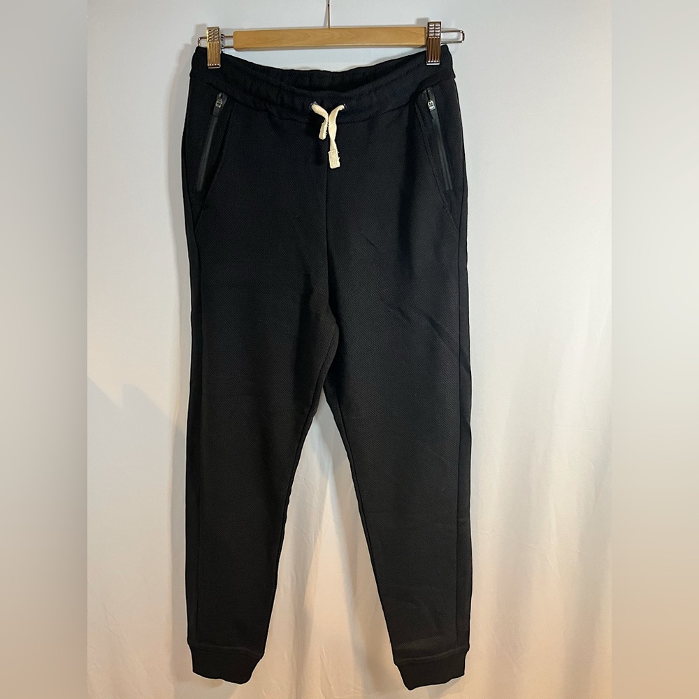Zara Textured Pull-up Joggers Dark Navy sz 13 - 14